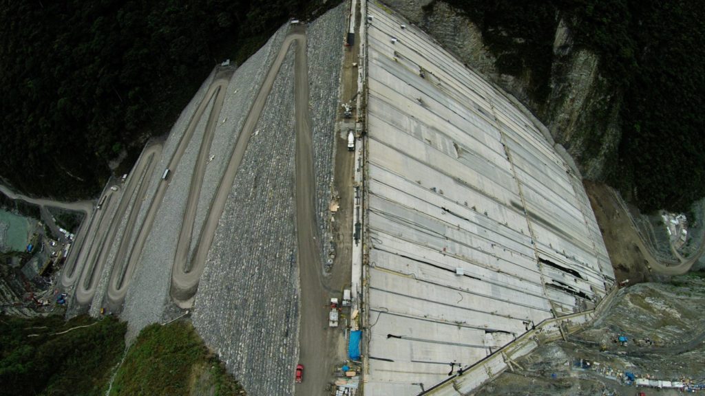 Aerial View of the Chaglla Hydroelectric Plant